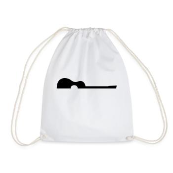 guitare - Sac de sport léger - blanc - Devant