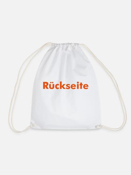 babybody hinten - Turnbeutel - Weiß