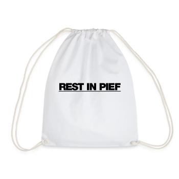 REPOS À PIEF (R.I.P.) - Sac de sport léger - blanc - Devant