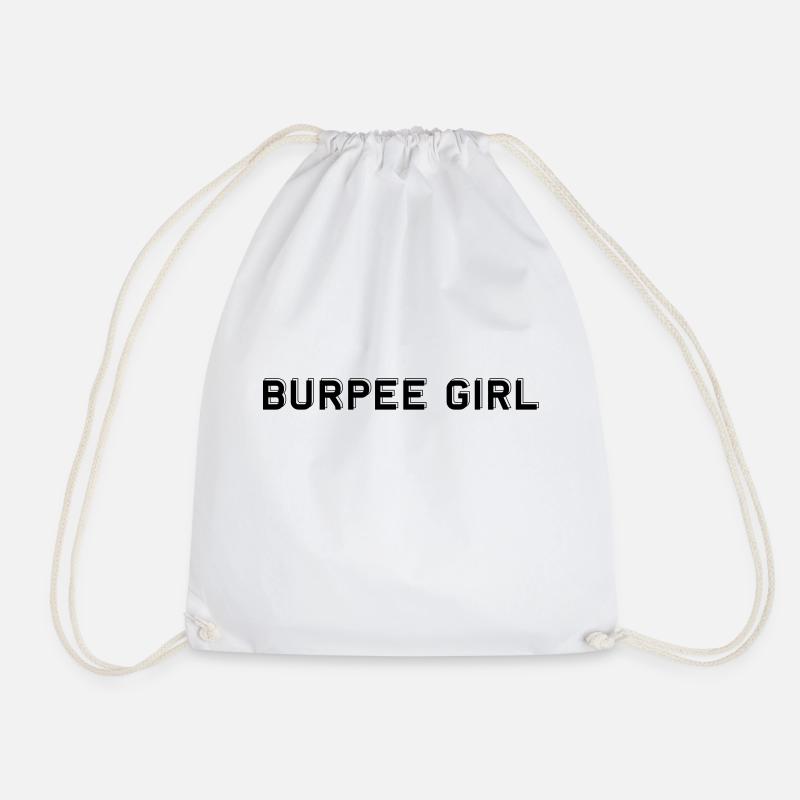 BurpeeGirl - Turnbeutel - Weiß