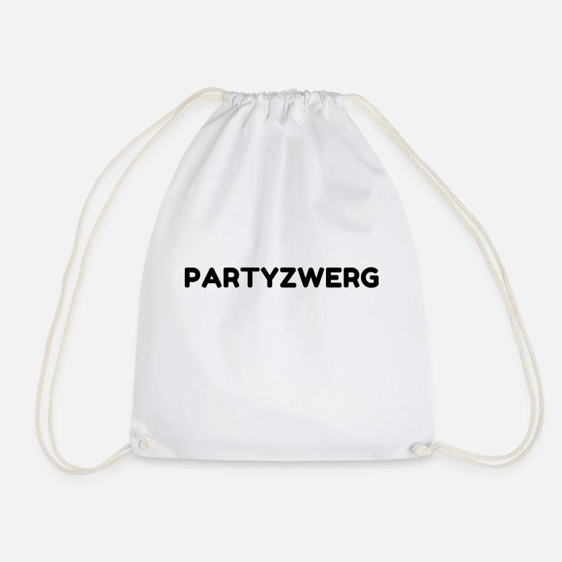 Partyzwerg - Turnbeutel - Weiß