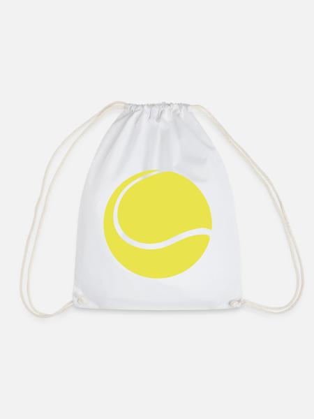tennisball yellow - Turnbeutel - Weiß