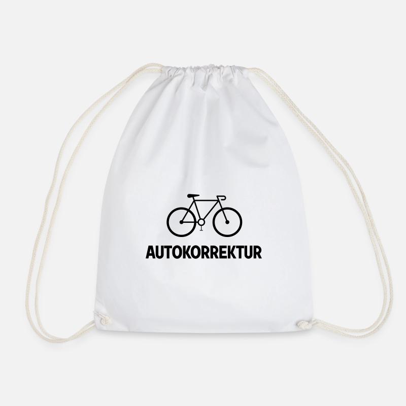 Autokorrektur - Turnbeutel - Weiß