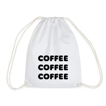 Coffee, Coffee Lover - Turnbeutel - Weiß - Vorne