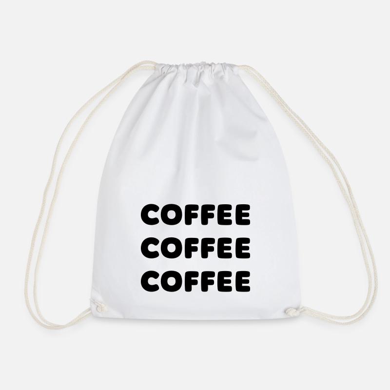 Coffee, Coffee Lover - Turnbeutel - Weiß