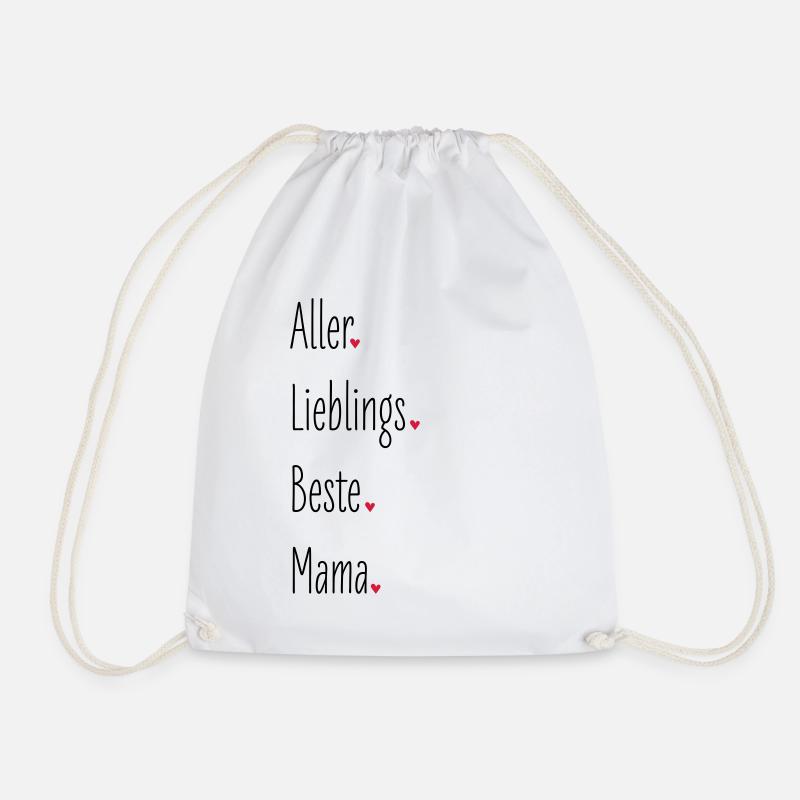 Aller Lieblings Beste Mama, Mutter, Geburtstag - Turnbeutel - Weiß