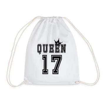 queen 17 - Turnbeutel - Weiß - Vorne