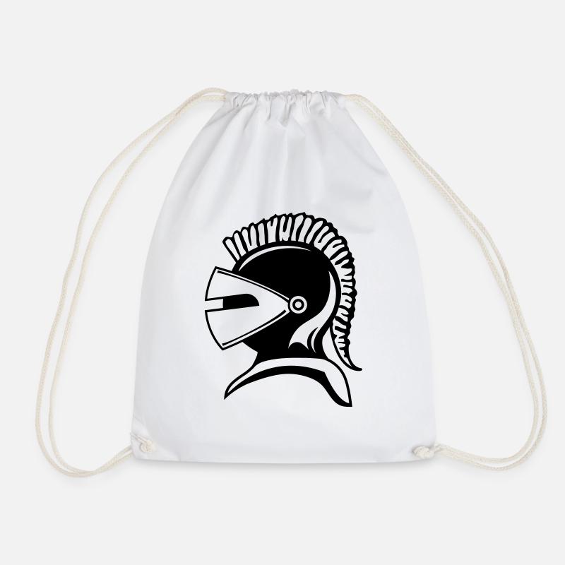 Knight - Drawstring Bag - white