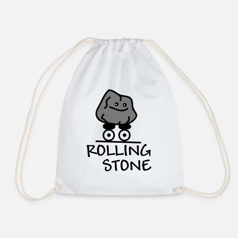 Rolling Stone - Turnbeutel - Weiß
