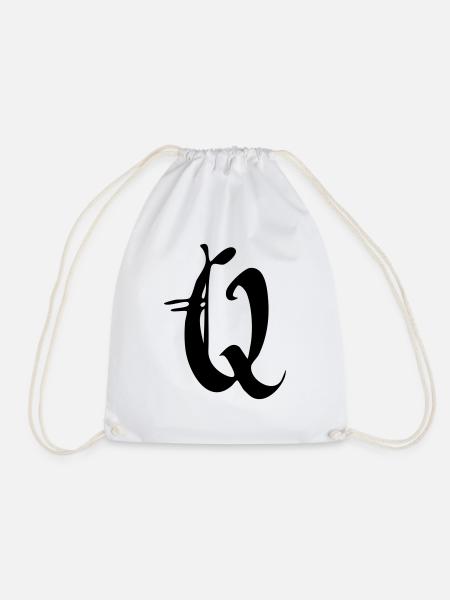 Q - Turnbeutel - Weiß