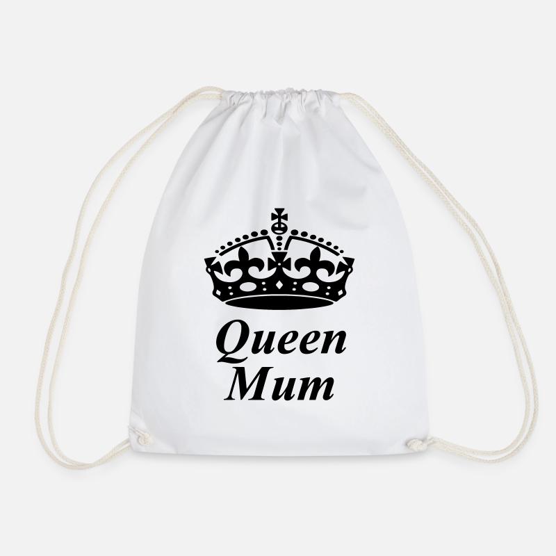 Queen Mum - Turnbeutel - Weiß
