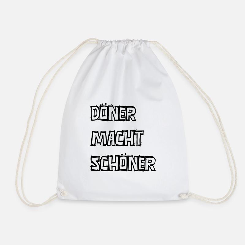 Döner macht schöner - Turnbeutel - Weiß