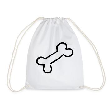 Os os de chien médecin vétérinaire cadeau - Sac de sport léger - blanc - Devant
