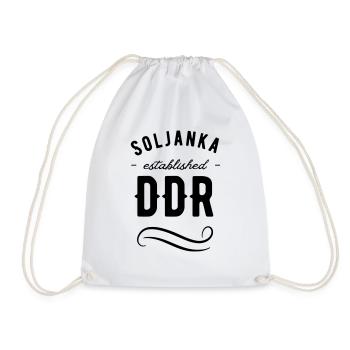 Solyanka DDR Legacy - Drawstring Bag - white - Front