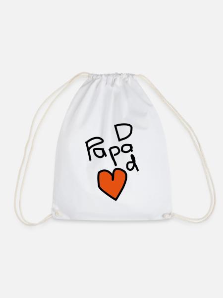 Papa, Dad - Turnbeutel - Weiß