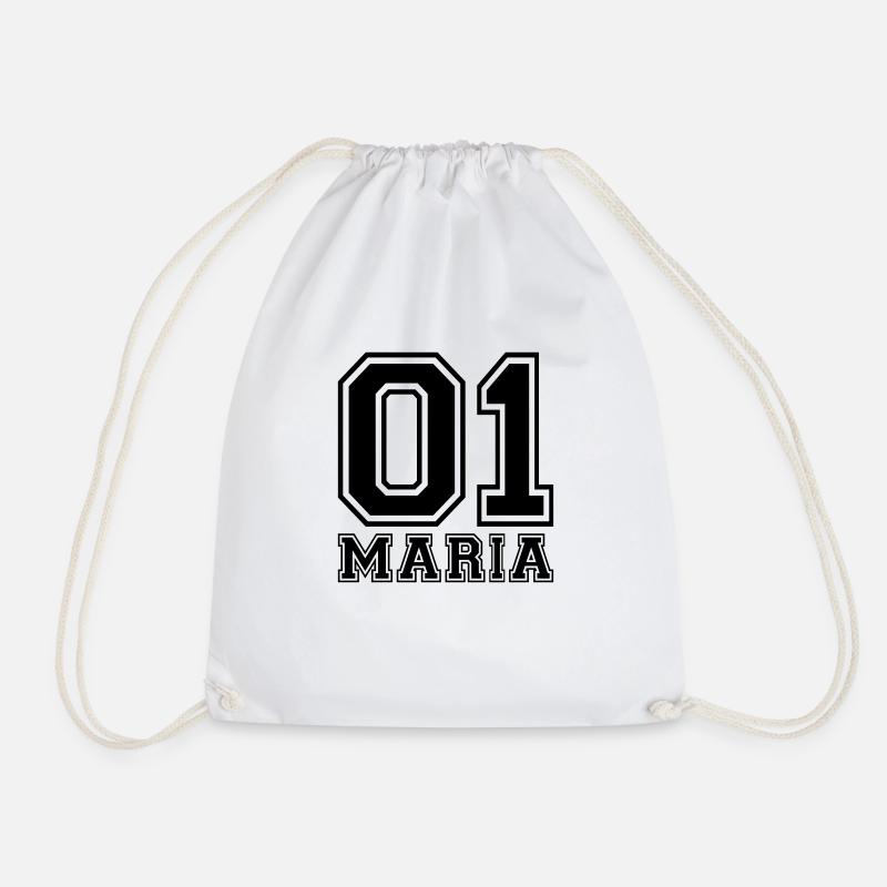 Maria - Nom - Sac de sport léger - blanc
