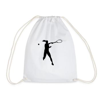 Tennis female - Sac de sport léger - blanc - Devant