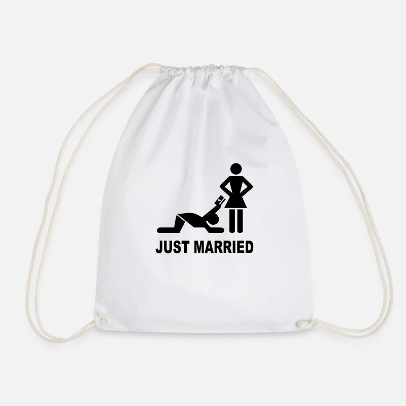 married - Turnbeutel - Weiß