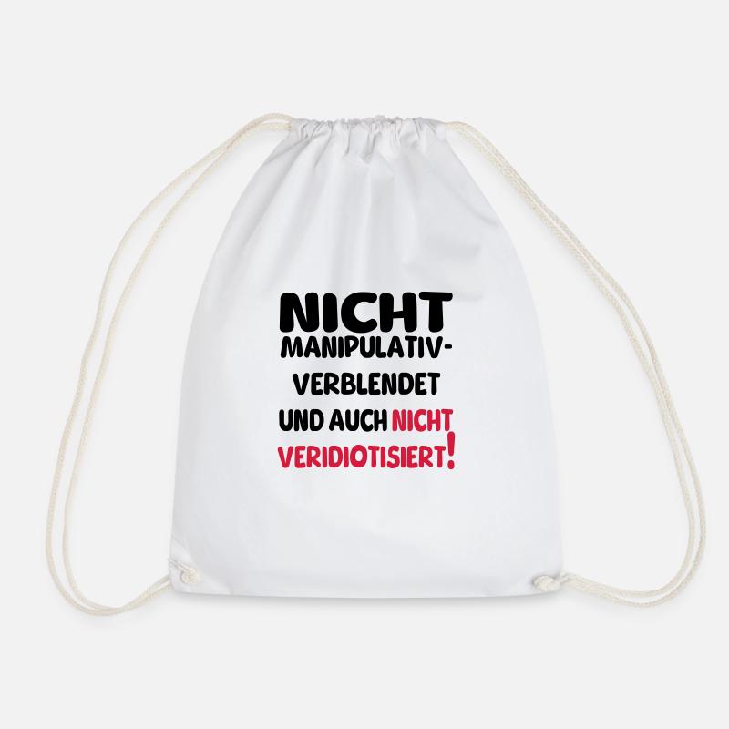 nicht verblendet II - Turnbeutel - Weiß