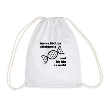 meine DNA - Turnbeutel - Weiß - Vorne