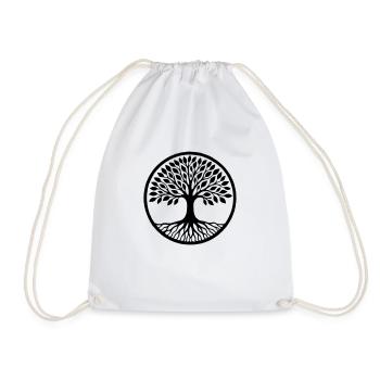 Arbre de vie - Sac de sport léger - blanc - Devant