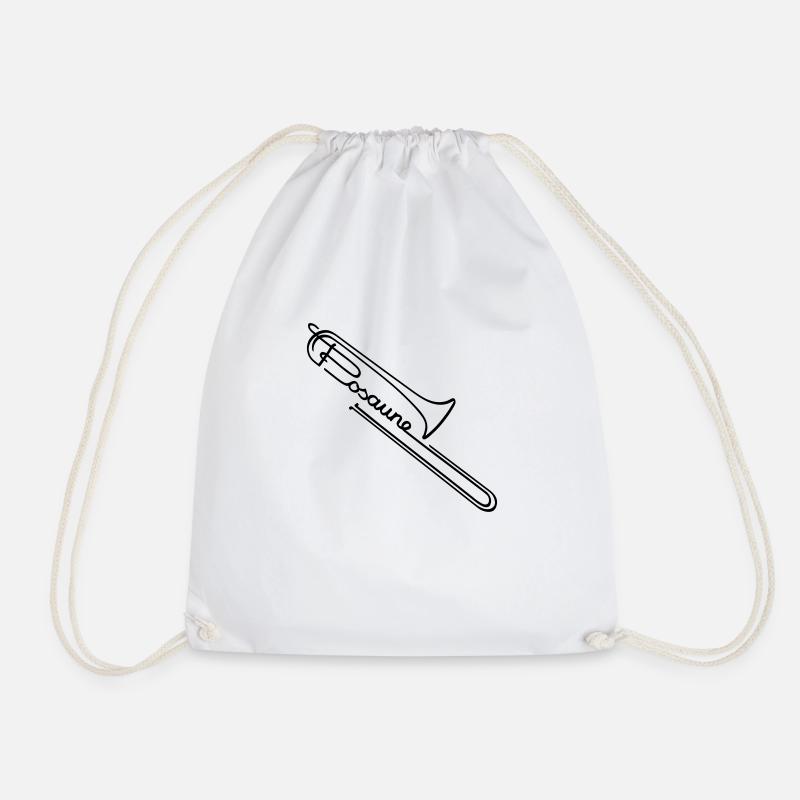 Posaune - Drawstring Bag - white
