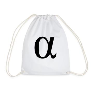 alpha greek - Sac de sport léger - blanc - Devant