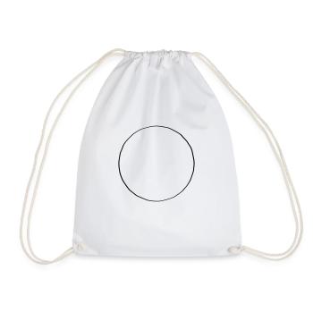 Hipster circle - Drawstring Bag - white - Front