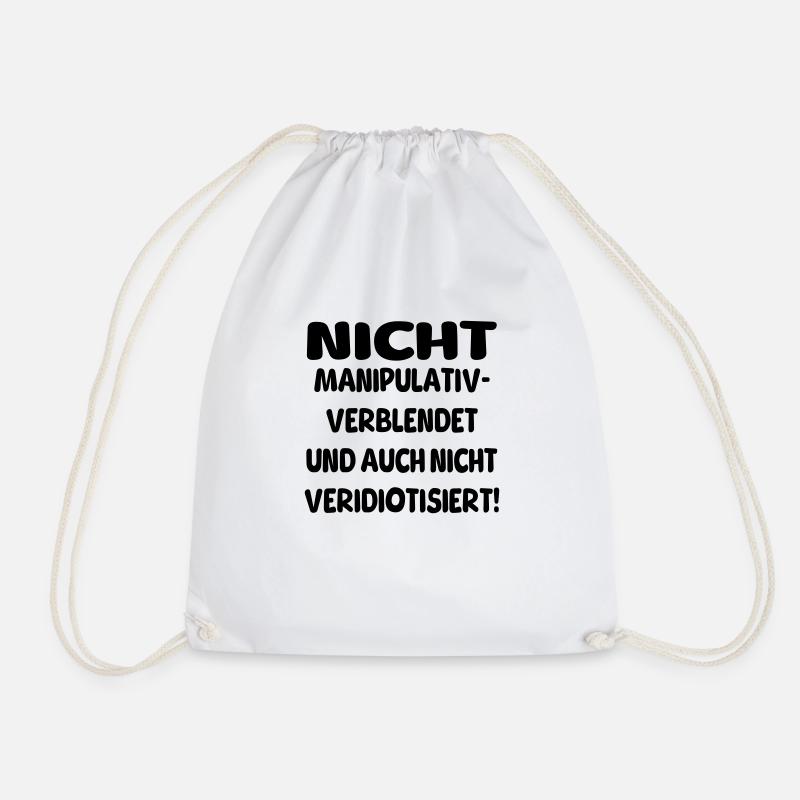 nicht verblendet - Turnbeutel - Weiß