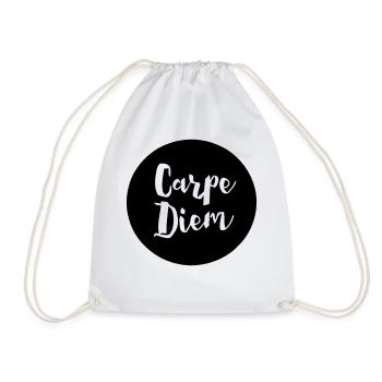 Carpe Diem - Turnbeutel - Weiß - Vorne