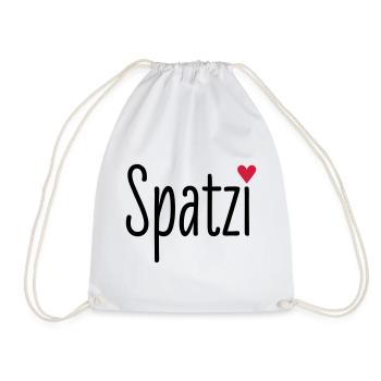Spatzi, Valentinstag Jahrestag Beziehung Kosename - Turnbeutel - Weiß - Vorne