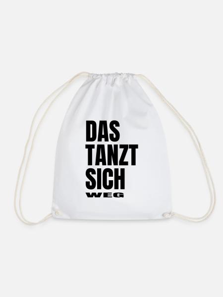 Wegtanzen - Turnbeutel - Weiß