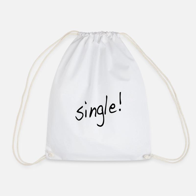 Single Statemanet - Turnbeutel - Weiß