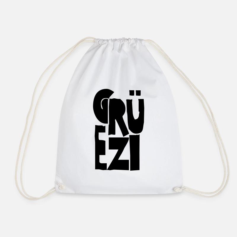Gruezi - Turnbeutel - Weiß