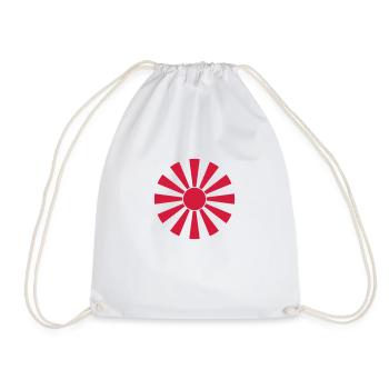 Japanese Coat of Arms 014 - Drawstring Bag - white - Front