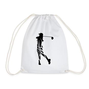 Golf female tribal de - Turnbeutel - Weiß - Vorne