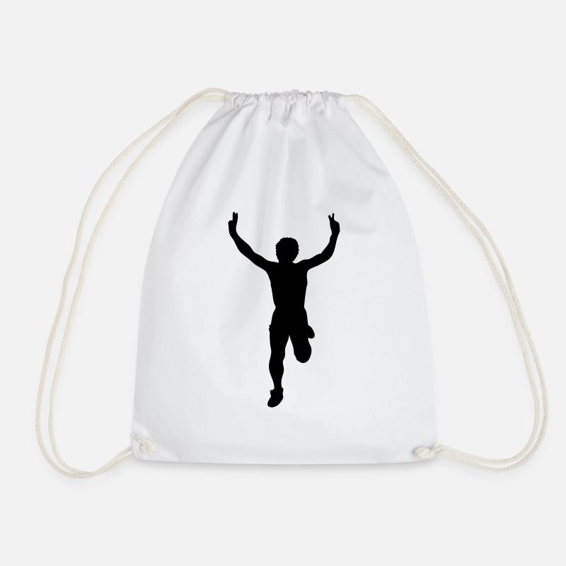 Runner - Drawstring Bag - white