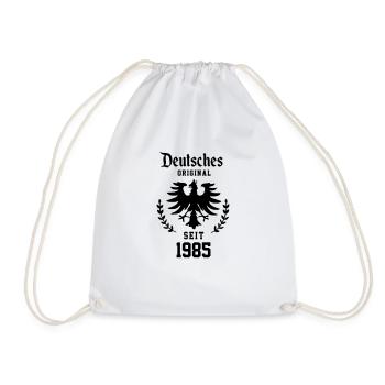 1985 - Geburtstag - Birthday - Geburt - Ehrentag - Turnbeutel - Weiß - Vorne
