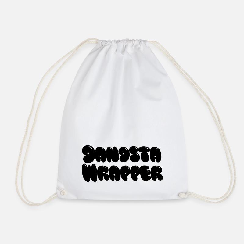 Love Gangsta Wrapper - Turnbeutel - Weiß