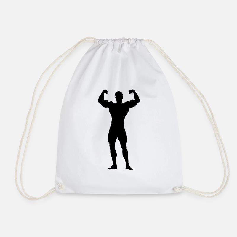 bodybuilder - Sac de sport léger - blanc