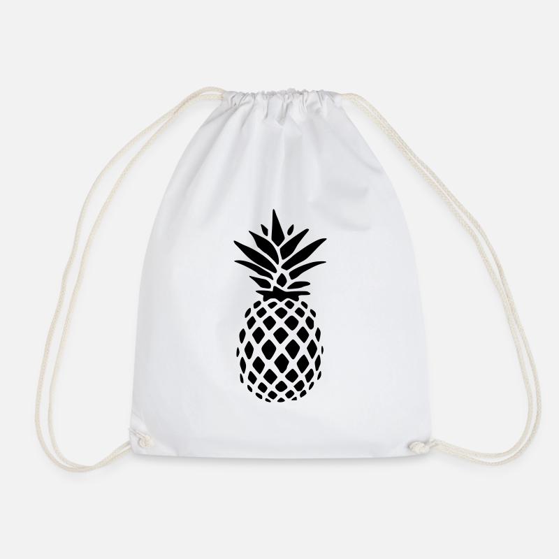Ananas - Turnbeutel - Weiß