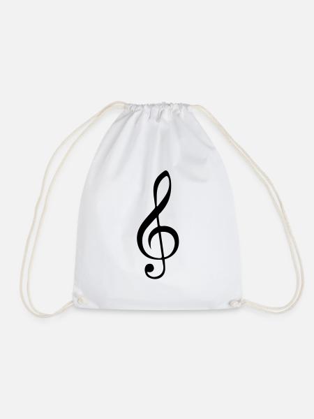 Key Music - Sac de sport léger - blanc