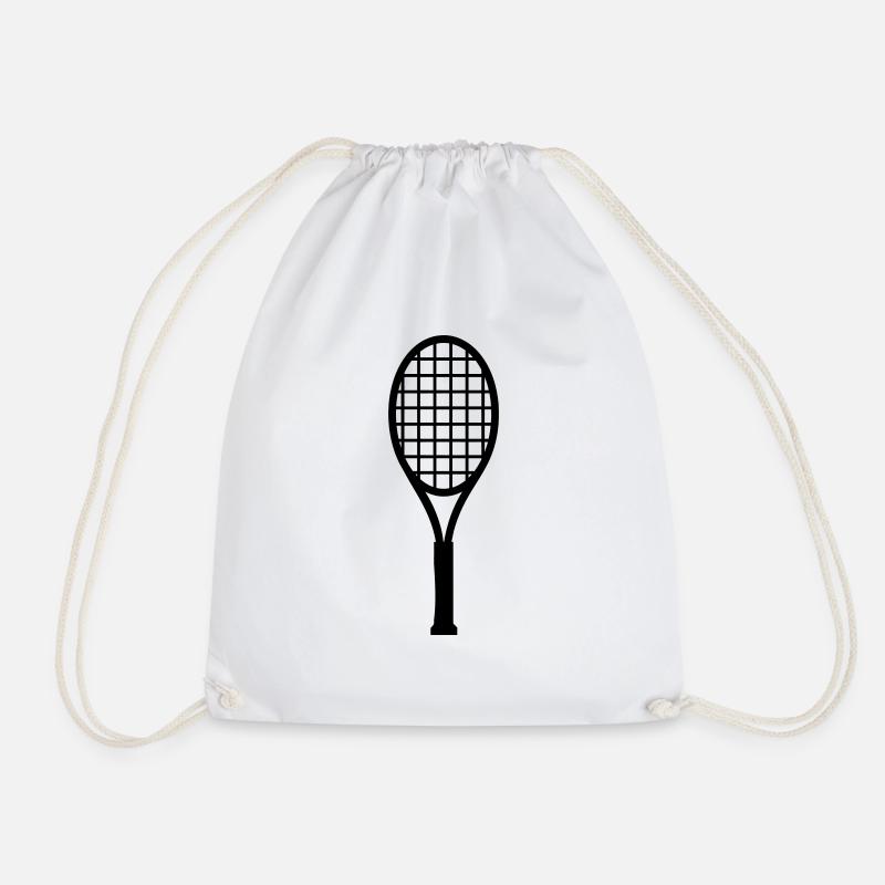 Tennis - Drawstring Bag - white