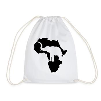 Eléphant Safari Afrique Kenya Serengeti Roots Reggae - Sac de sport léger - blanc - Devant