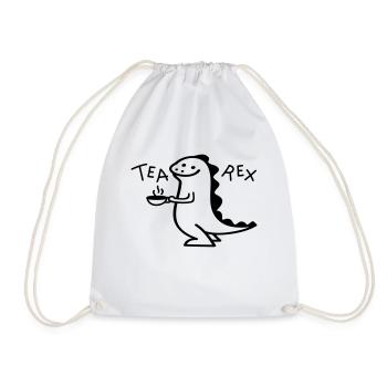 Dino comme thé Rex (b) - Sac de sport léger - blanc - Devant