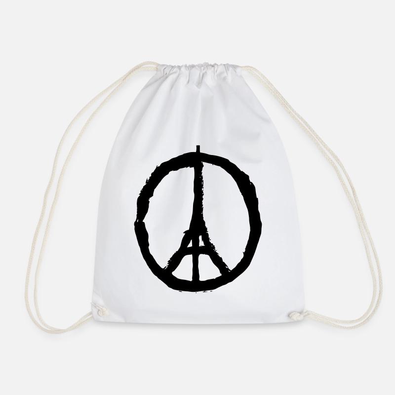Pray for Paris - Sac de sport léger - blanc