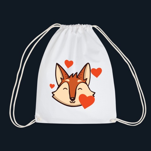 Fox love - Drawstring Bag