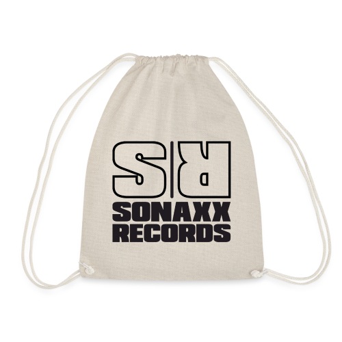 Sonaxx Records Logo sort (firkantet) - Sportstaske
