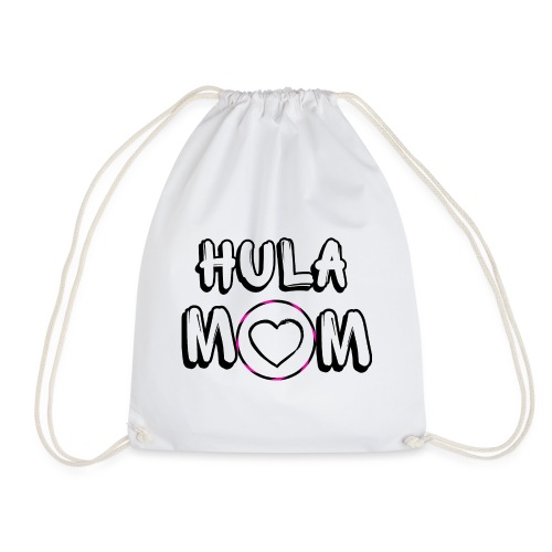 Hula Mom schwarz - Turnbeutel