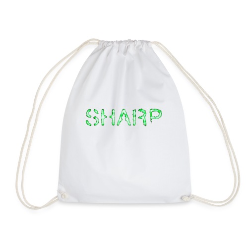 Sharp Clan black hoodie - Drawstring Bag